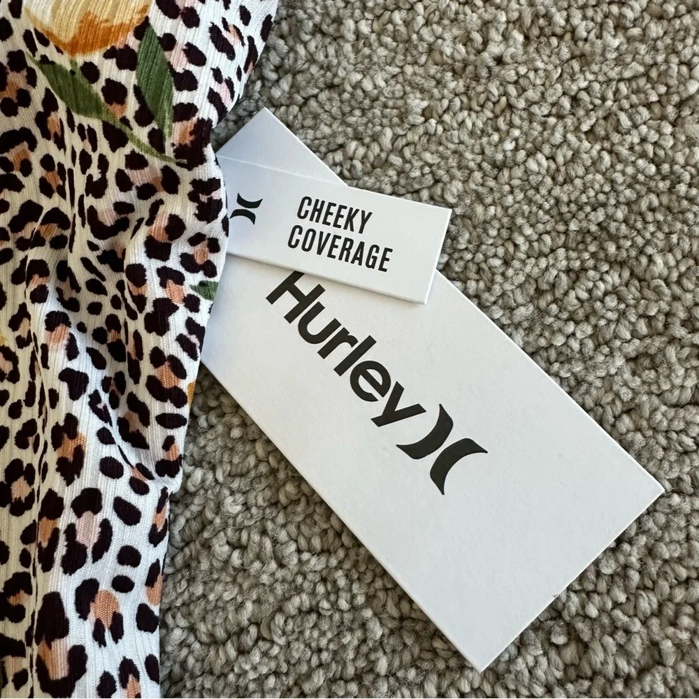 Hurley Leopard Print One Piece Swimsuit - Picture 5 of 7